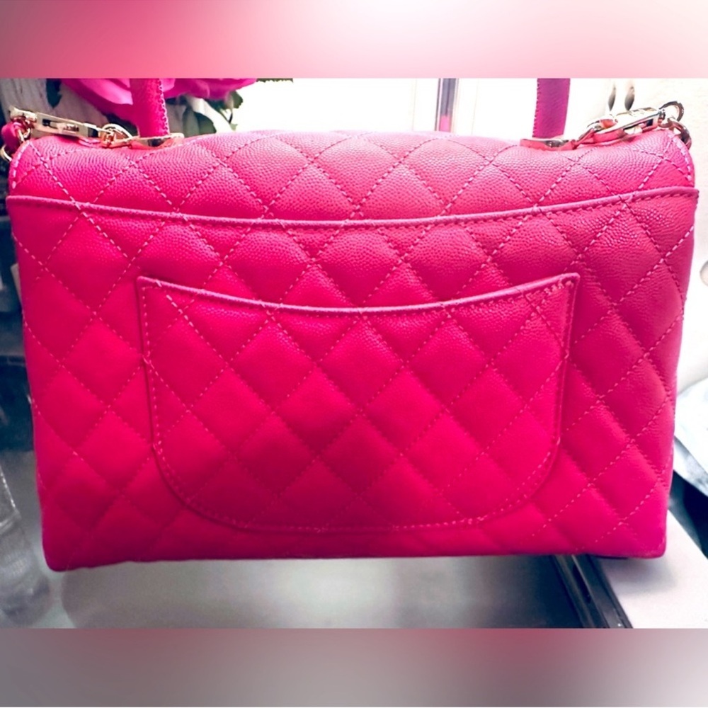 Chanel Coco Top Handle medium Flap Bag - Picture 7 of 12